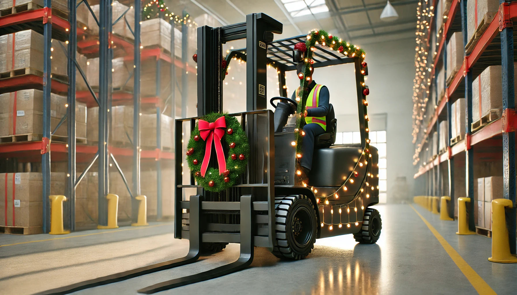 Seasonal Forklift Safety: Tips for the Holidays and Into the New Year
