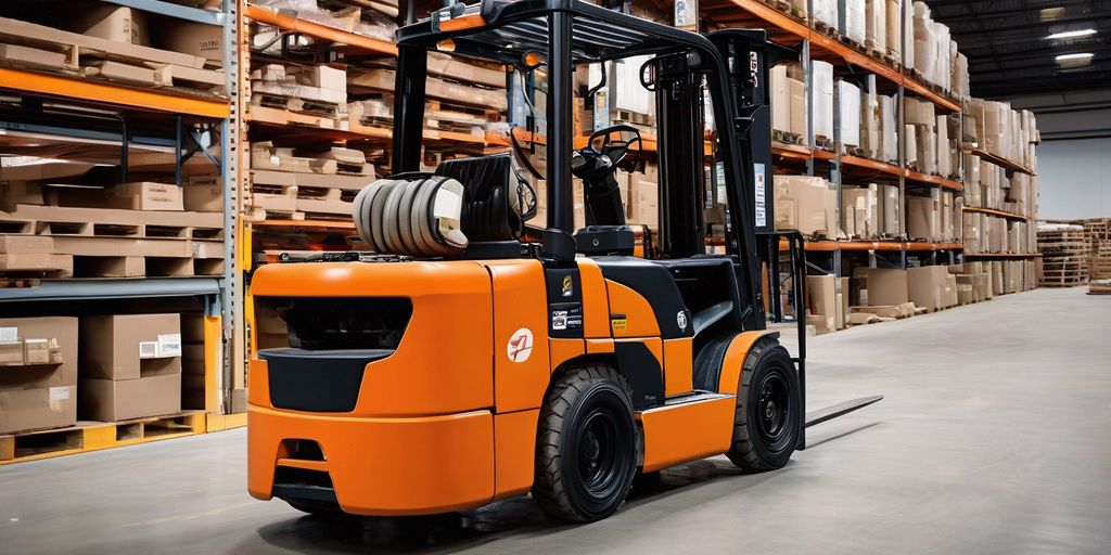 forklift sale in warehouse