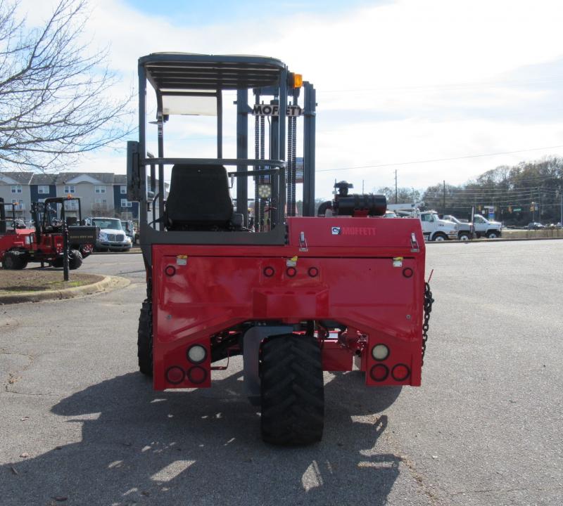 2005 Moffett M5500 Piggyback Truck-Mounted Rough Terrain Forklift w/ Sideshift