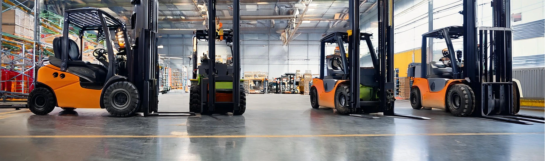 Forklifts in warehouse-AAA Forklifts