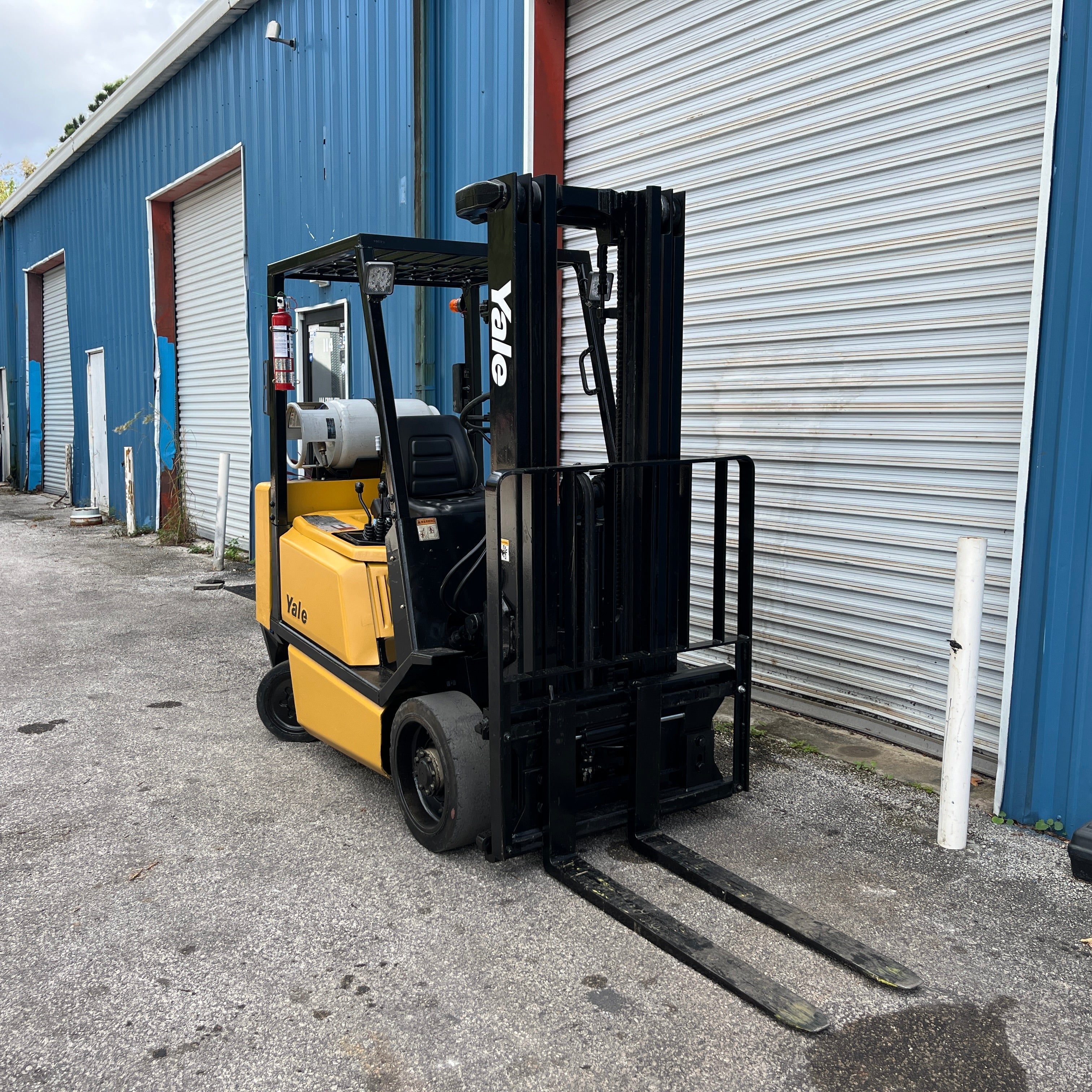 2002 Yale GLC050RG 5,000 lb. LPG Forklift w/ Sideshift 194"H
