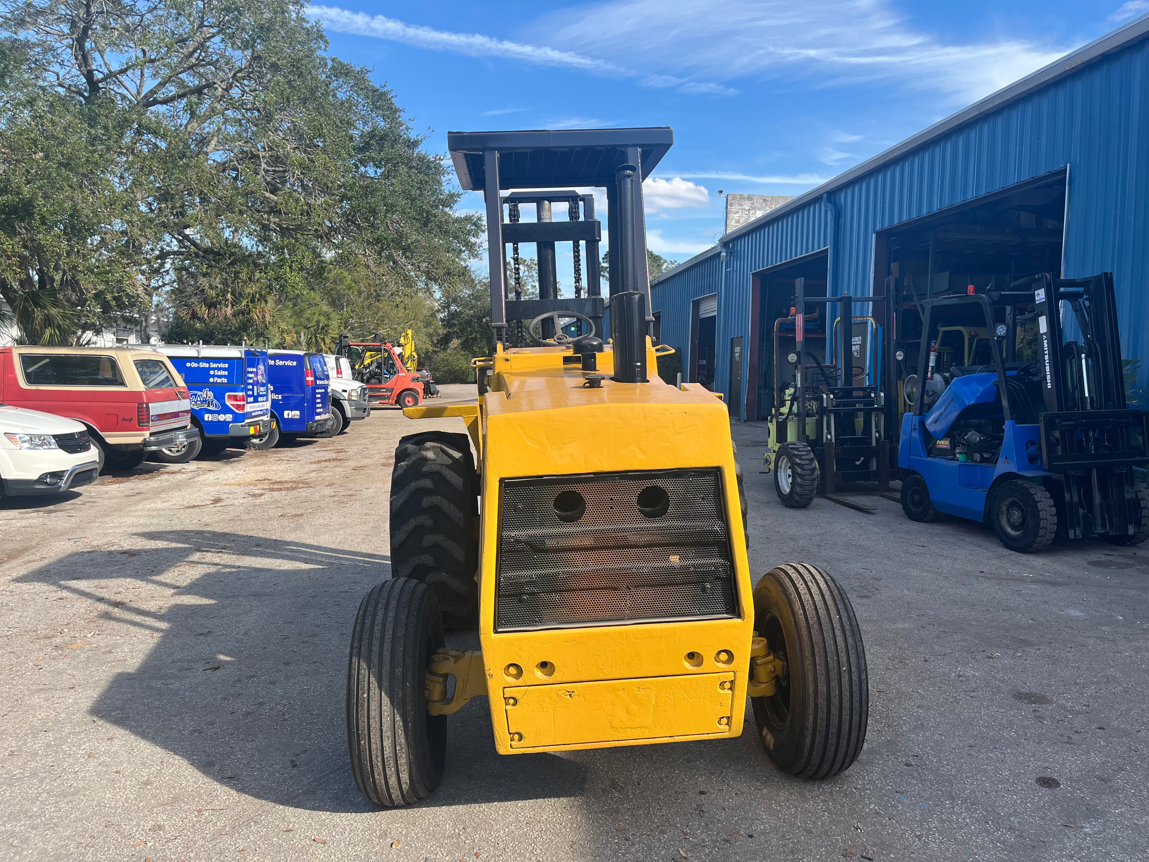 Case 585C 5,000 lb. Diesel Rough-Terrain Forklift w/ Sideshift RENT ME