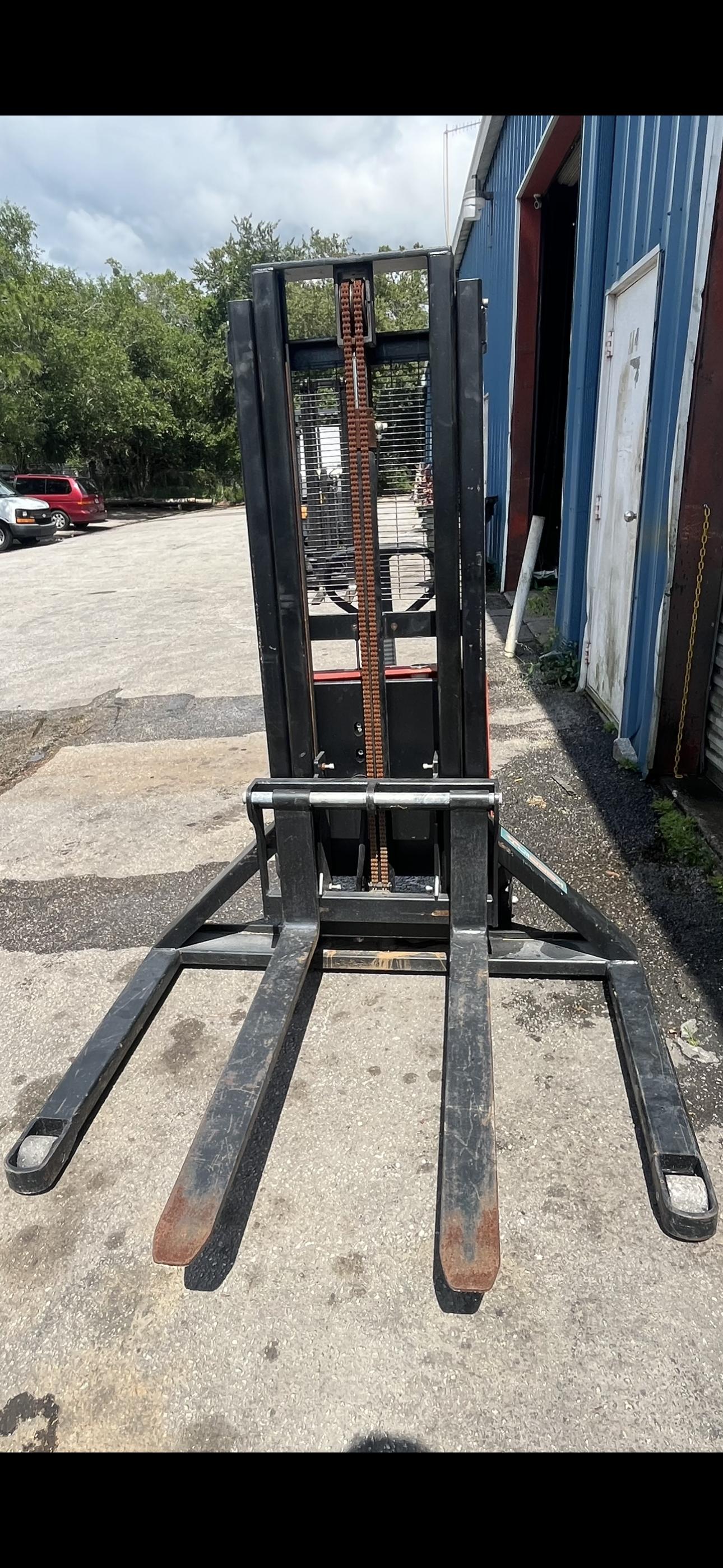 KopaLift 2000 lb. Electric Walkie Stacker Forklift 12v 98" NEW BATTERY