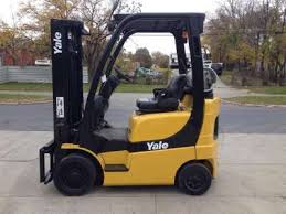 2017 Yale GLC040SVX 4000 lb. LPG Forklift w/ Sideshift 187"H