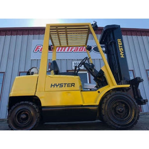 Hyster H65XM 6000 lb. Diesel Forklift w/ Sideshift & Solid Pneumatic 126 - Forklifts