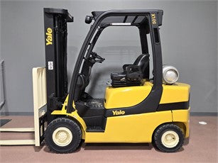 2012 Yale GLP050VX 5000 lb. LPG Forklift w/ Sideshift & Solid Pneumatic Tires 189"H