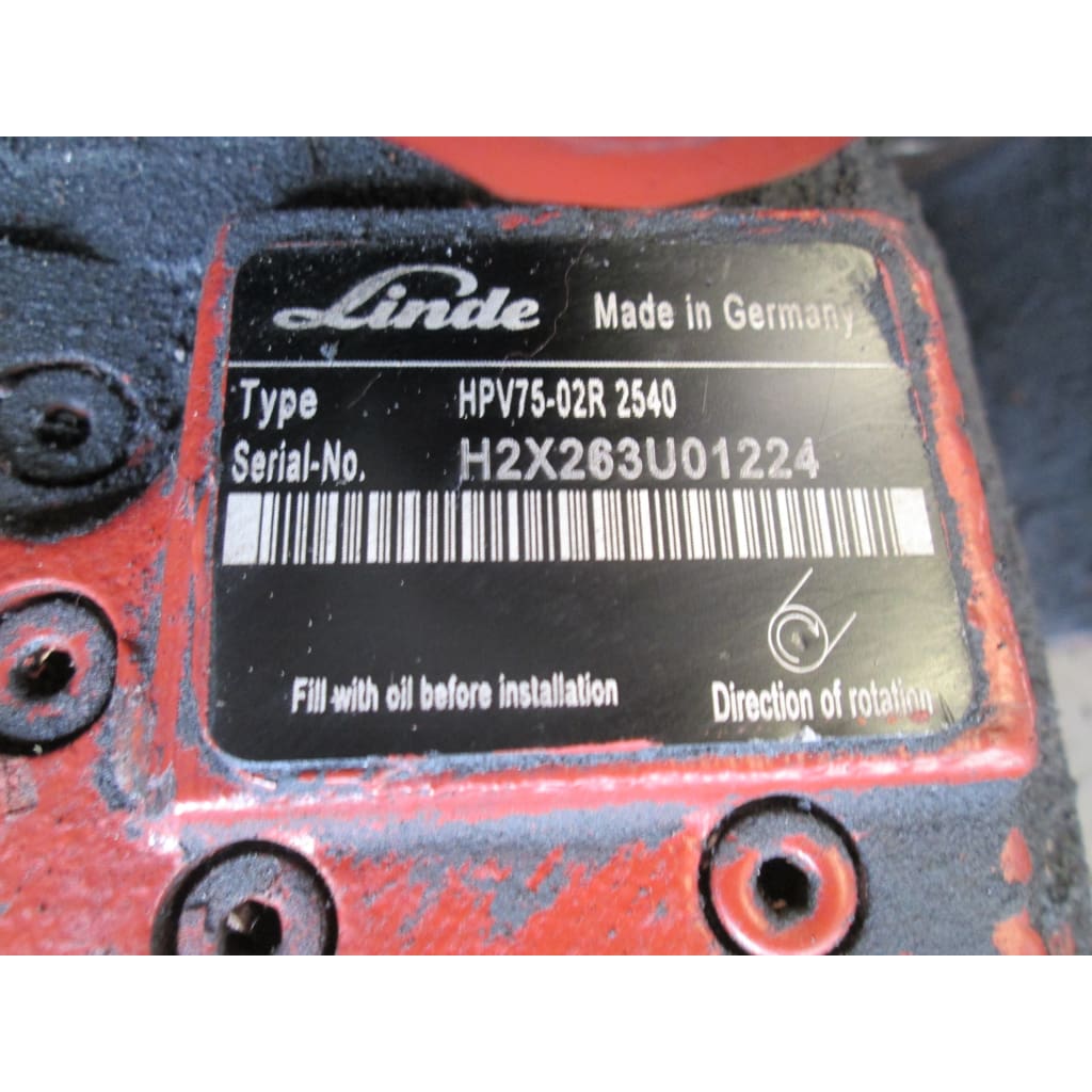 Linde Hydraulic Pump Transmission - Parts