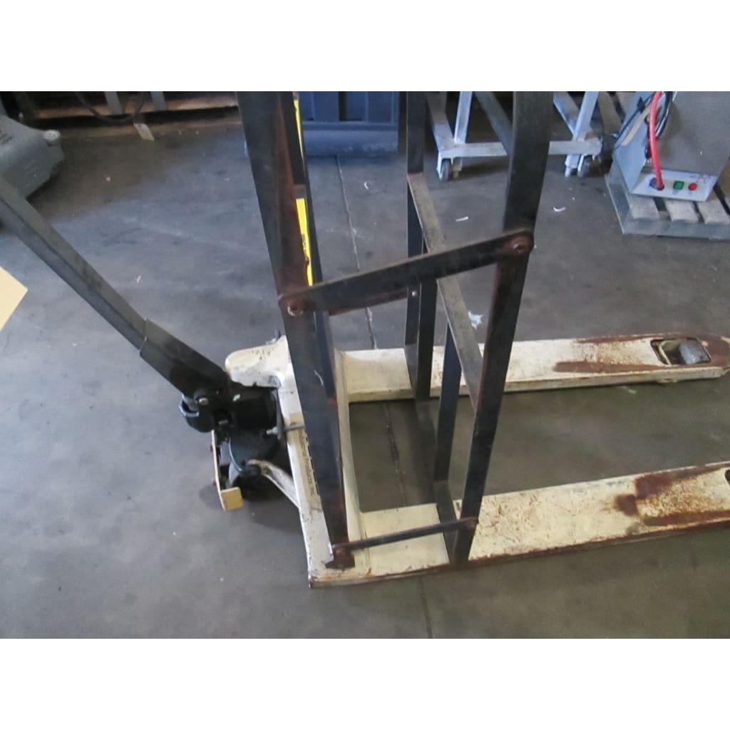 Wesco Walk Behind Pallet Jack 5500LBS Capacity w/ Safety Rack Box Guard Case - Other