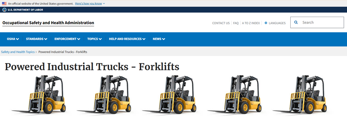 forklift safety osha compliance photos