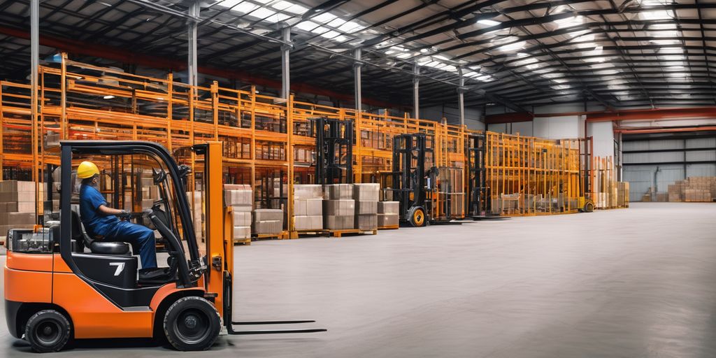forklift maintenance in a warehouse
