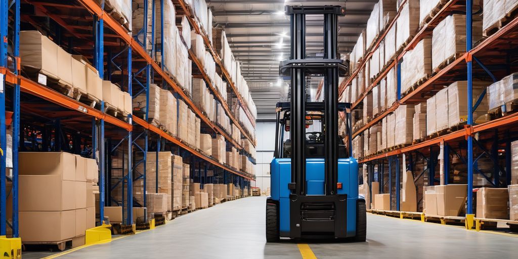forklift fleet management in a warehouse