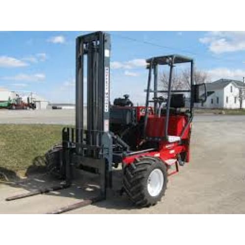 ’03 Moffett M5500-N-4W Piggyback Truck-Mounted Forklift w/ Sideshift - Forklifts