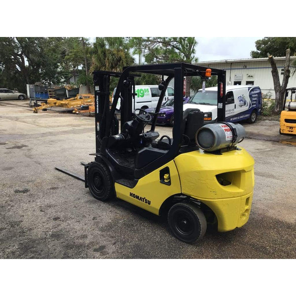 2013 Komatsu FG25T-16 5000 lb. Dual Fuel Forklift w/ Sideshift 189H LPG / Gasoline - Forklifts