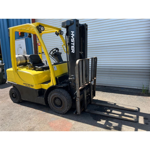 2014 Hyster H50FT 5000 lb. LPG Forklift w/ Sideshifting Fork Positioner & Solid Pneumatic Tires 189H - Forklifts