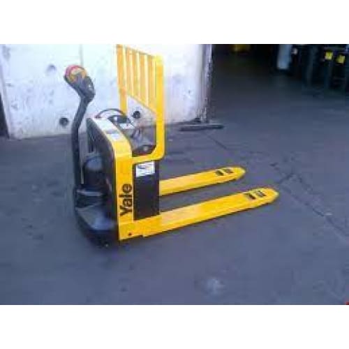 2011 Yale MPB040EN 4000lb. Electric Walk Behind Pallet Jack Narrow Isle NEW BATTERIES - Forklifts