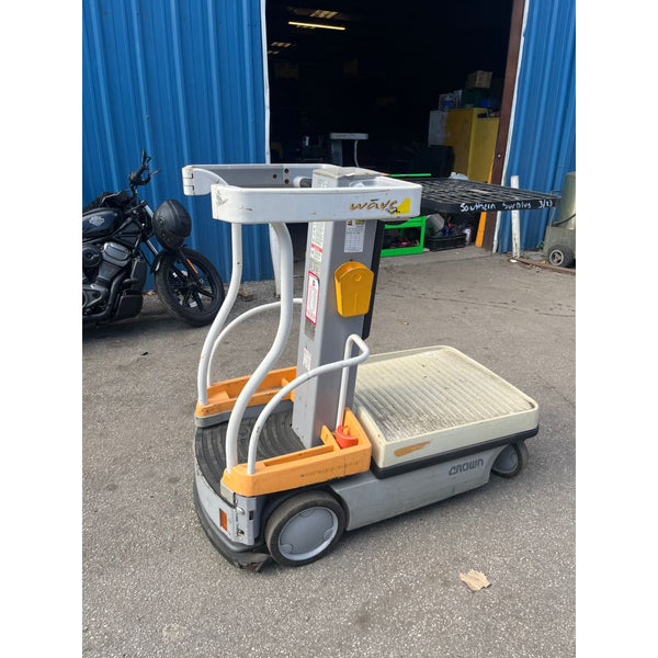 Crown Wave WAV50 Work Assist Vehicle Man Lift Truck Electric Order Picker - Forklifts