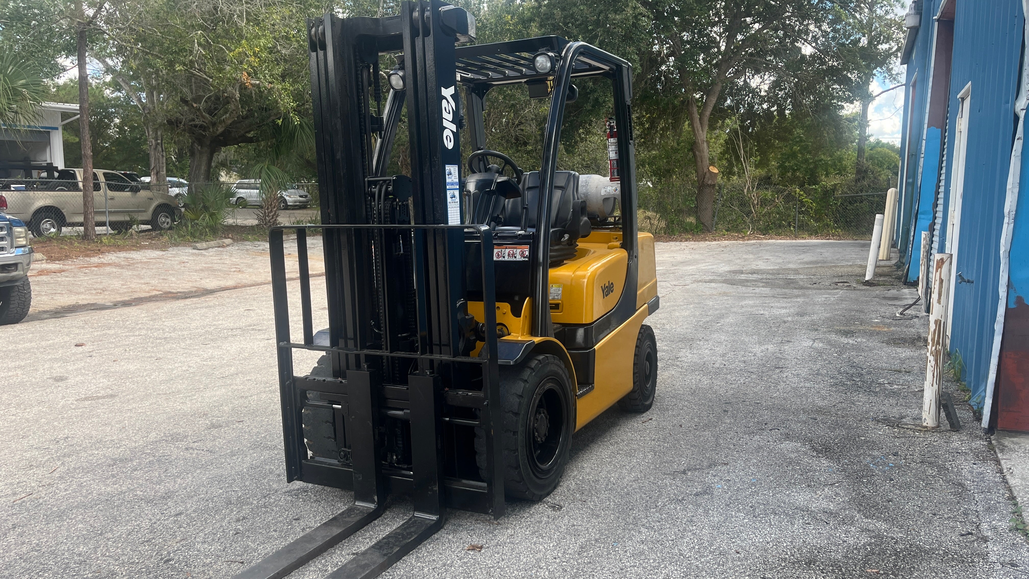 2016 Yale GLP060VX 6000 lb. LPG Forklift w/ Sideshift 189"H