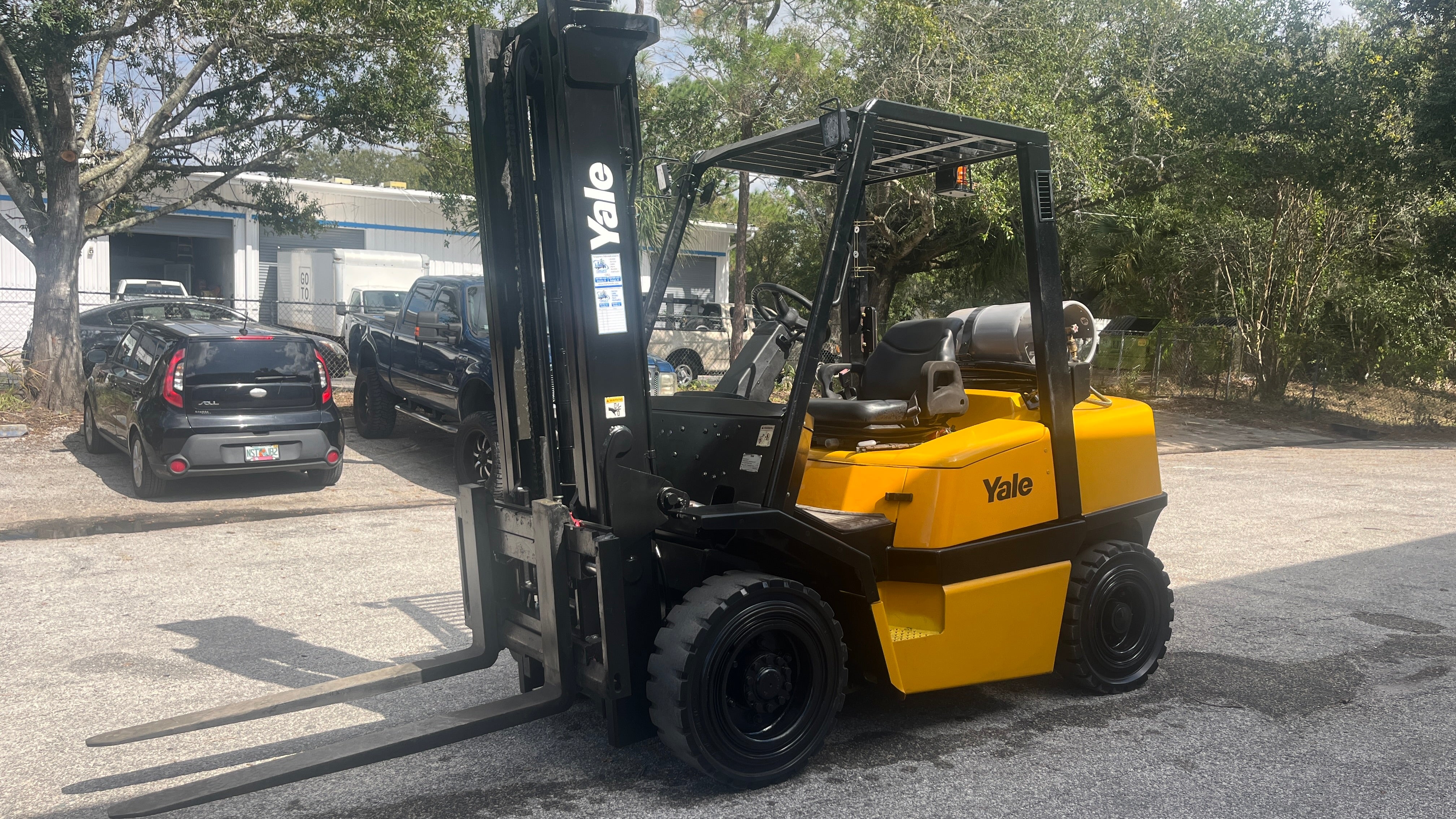 2006 Yale GLP080LJ 8,000 lb. LPG Forklift w/ Sideshift 173"H
