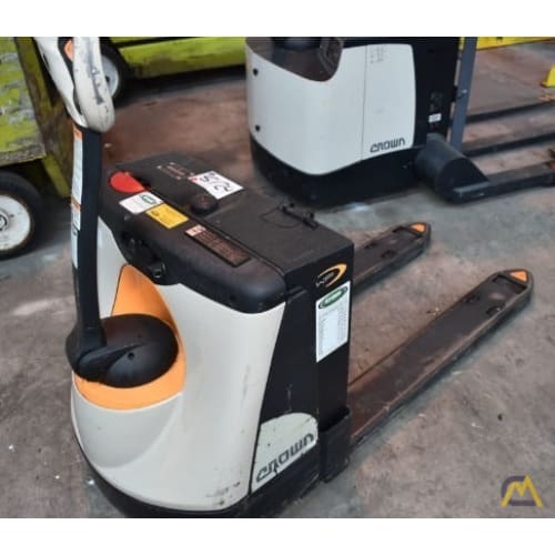 AAA Forklifts Crown WP233545 4500 lb. Electric Walk Behind Pallet Jack Narrow Isle NEW BATTERIES