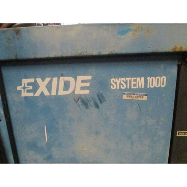 Exide System 1000 ES1-12-380-B 24V Forklift Battery Charger 48V 12 Cells 380AH - Chargers