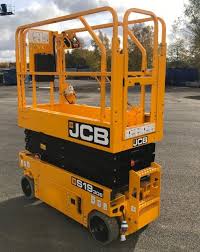 2018 JCB S1930E 19' Electric Scissor Lift Man Aerial Work Platform NEW BATTERIES
