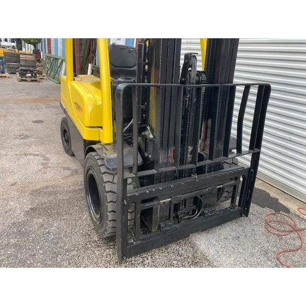 2006 Hyster H70FT 7000 lbs Diesel Forklift w/ Sideshift & Solid Pneumatic 189H - Forklifts