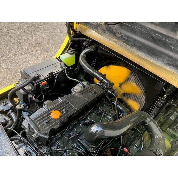 2006 Hyster H70FT 7000 lbs Diesel Forklift w/ Sideshift & Solid Pneumatic 189H - Forklifts