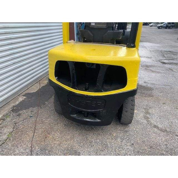2006 Hyster H70FT 7000 lbs Diesel Forklift w/ Sideshift & Solid Pneumatic 189H - Forklifts