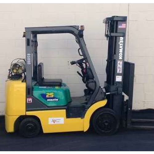 2001 Komatsu FG25ST-12 5000 lb. LPG Forklift w/ Sideshift 188H - Forklifts