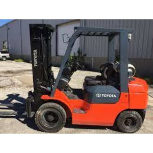 2005 Toyota 7FGU25 LPG 5000 lb. Forklift w/ Sideshift & Solid Pneumatic Tires 189H - Forklifts