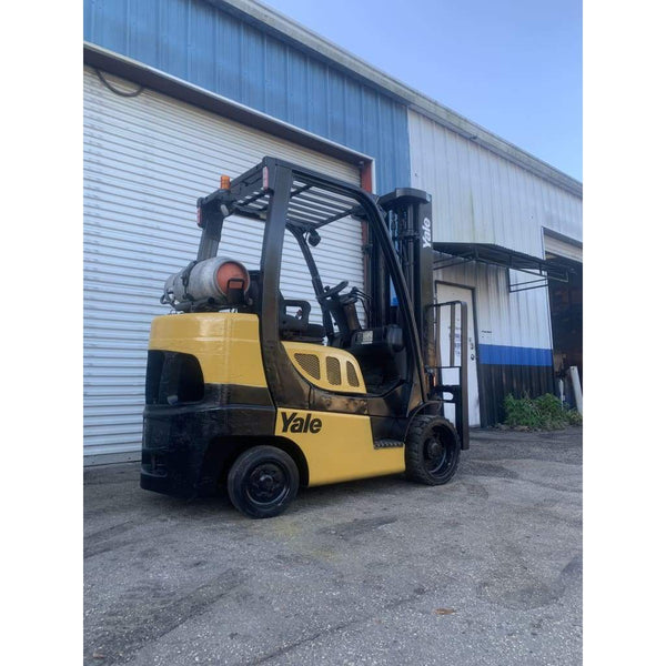 2007 Yale GLC060VX 6000 lb. LPG Forklift w/ Sideshift & Cushion Tires 199H - Forklifts