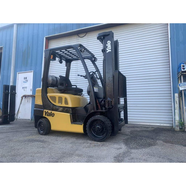 2007 Yale GLC060VX 6000 lb. LPG Forklift w/ Sideshift & Cushion Tires 199H - Forklifts