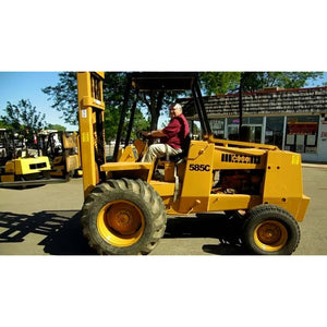 Case 585C 5,000 lb. Diesel Rough-Terrain Forklift w/ Sideshift - Forklifts