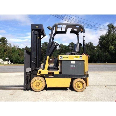 Caterpillar M40D 4000 lbs Electric Sit-Down Forklift w/ Sideshift 36v 188H - Forklifts