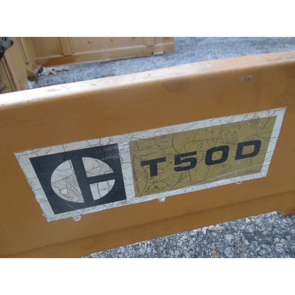 Caterpillar T40D T50D Forklift Side Panel Skirt w/ Seat Clamp Down Bracket - Parts
