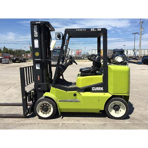 Clark CGC50 10,000 lb. LPG Forklift w/ 2-Stage 139H - Forklifts