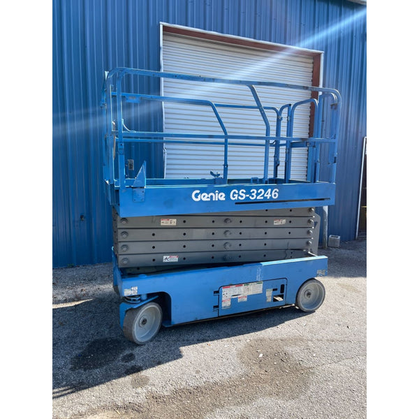 Genie GS-3246 32’ Electric Scissor Lift Man Aerial Work Platform NEW BATTERIES - Forklifts