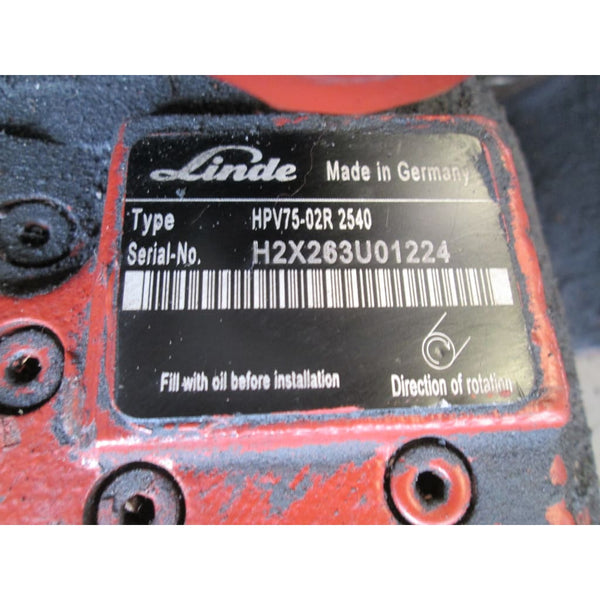 Linde Hydraulic Pump Transmission - Parts