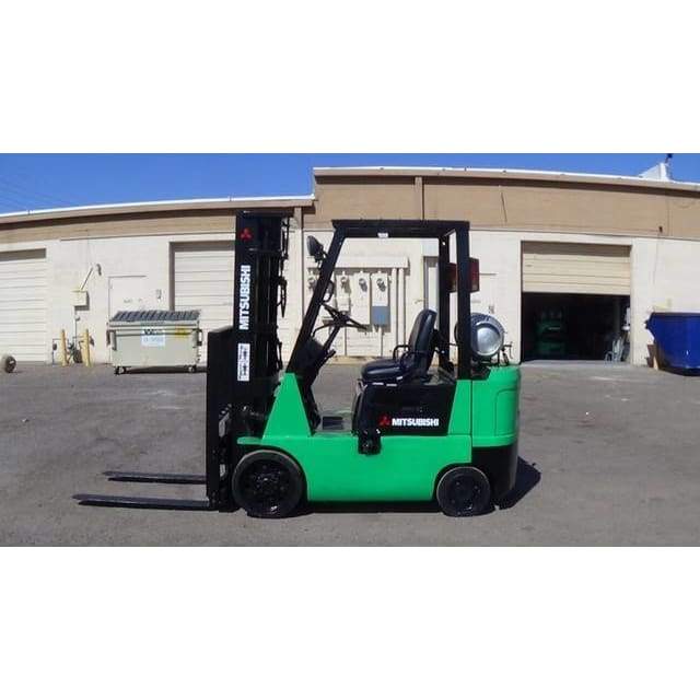 Mitsubishi FGC20 4000lbs LPG Forklift w/ Sideshift 3-Stage 189H - Forklifts