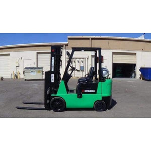 Mitsubishi FGC20 4000lbs LPG Forklift w/ Sideshift 3-Stage 189H - Forklifts