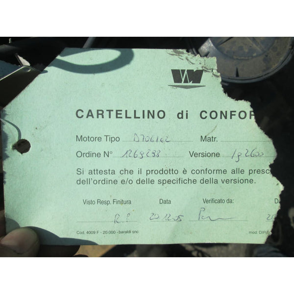 New VM Motori D706IE2 Turbo Diesel Engine 4.2l 6 Cyl MerCruiser - Parts