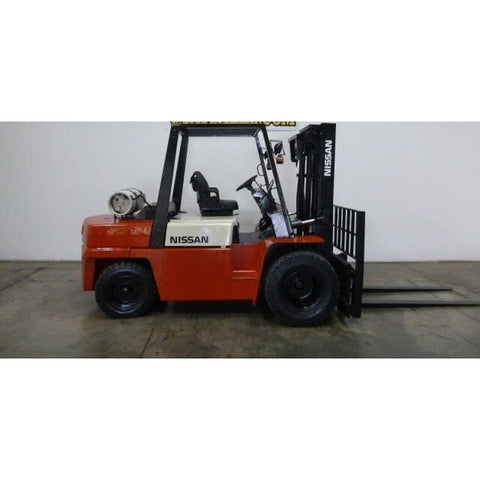 Nissan BGF03A40V 8000 lb. LPG Forklift w/ Sideshift 184H - Forklifts