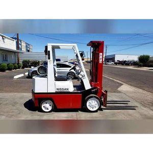 2005 Nissan Optimum 5000 lb. LPG Forklift w/ Sideshift 130H - Forklifts