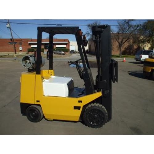 TCM FCG25 5000 lb. Gasoline Forklift w/ Sideshift Cushion Tires 189H - Forklifts