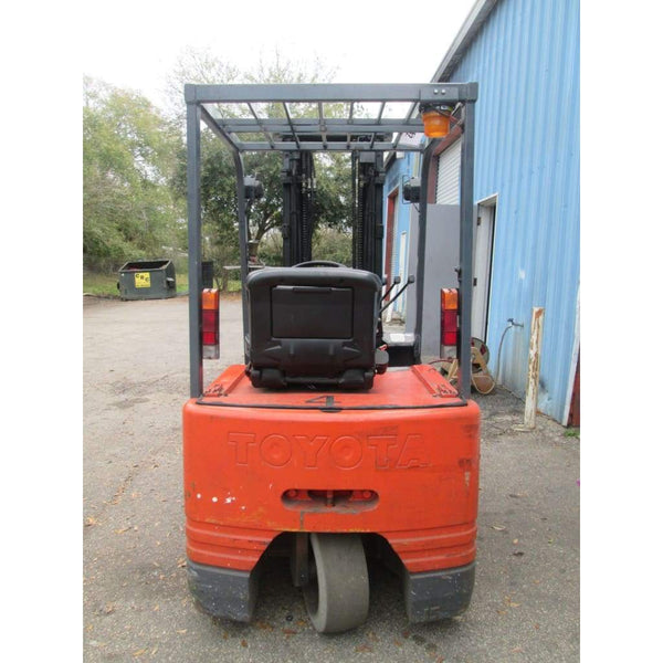 Toyota 5FBE15 3000 lbs Electric Forklift 36v Cushion Tires w/ Sideshift 185 H - Forklifts