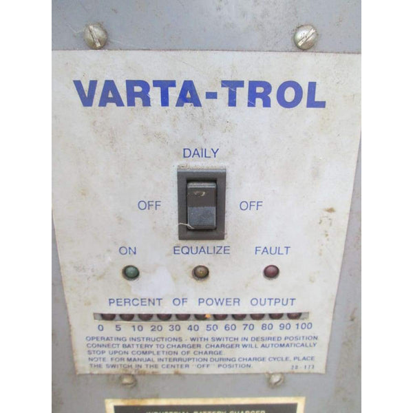Varta 24V Electric Forklift Battery Charger 600AH 208/240/480 1ph - Chargers