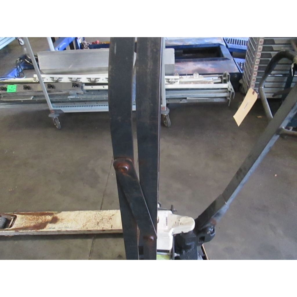 Wesco Walk Behind Pallet Jack 5500LBS Capacity w/ Safety Rack Box Guard Case - Other