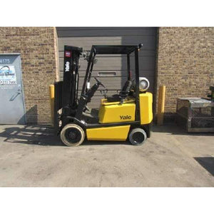 Yale GLC050RG 5000LBS LPG Forklift w/ Sideshift & Cushion Tires - Forklifts